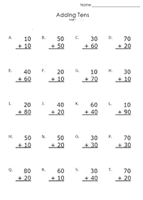 addition for kids - worksheet 87