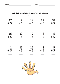 addition for kids - worksheet 90