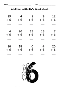 addition for kids - worksheet 92