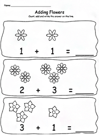 simple addition for kids - worksheet 43