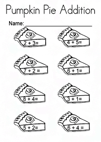 simple addition for kids - worksheet 60