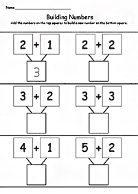 simple addition for kids - worksheet 84