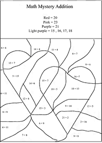 color by numbers - coloring page 48