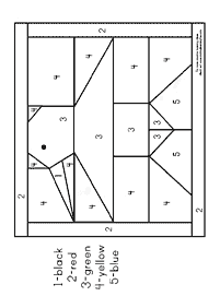 color by numbers - coloring page 83