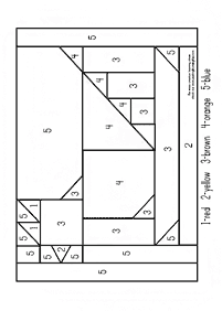 color by numbers - coloring page 84