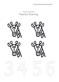 counting worksheets - worksheet 105