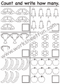 counting worksheets - worksheet 156