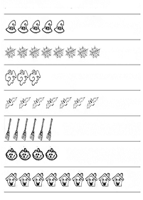 counting worksheets - worksheet 166