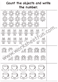 counting worksheets - worksheet 168