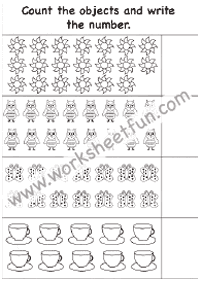 counting worksheets - worksheet 199