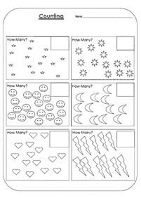 counting worksheets - worksheet 200