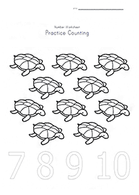 counting worksheets - worksheet 45