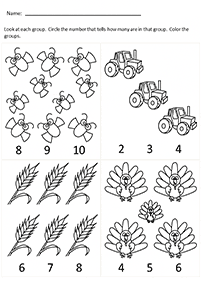 counting worksheets - worksheet 78