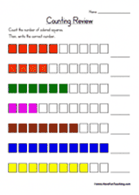 counting worksheets - worksheet 81