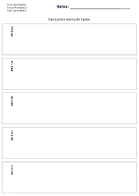 fractions worksheets - worksheet 105