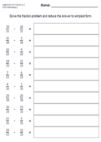 fractions worksheets - worksheet 137