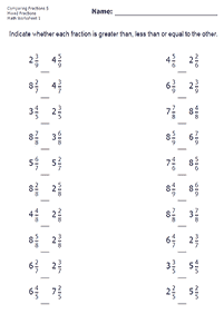 fractions worksheets - worksheet 138