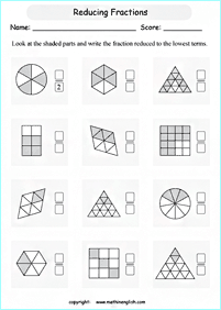 fractions worksheets - worksheet 162