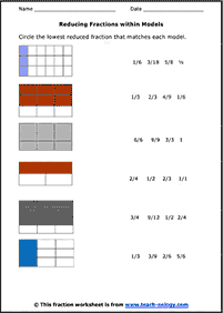 fractions worksheets - worksheet 51