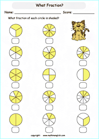 fractions worksheets - worksheet 62