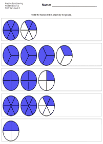 fractions worksheets - worksheet 81