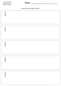 fractions worksheets - worksheet 85