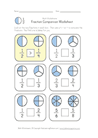 greater than less than - worksheet 24