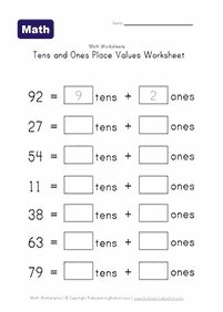 math for kids - worksheet 117