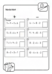 math for kids - worksheet 134