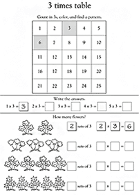 math for kids - worksheet 140