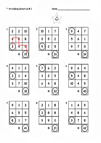 math for kids - worksheet 218