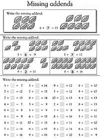 math for kids - worksheet 223