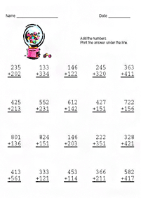 math for kids - worksheet 262