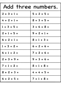 math for kids - worksheet 271