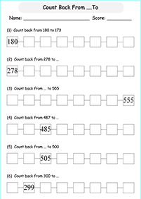 math for kids - worksheet 293