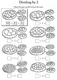 math for kids - worksheet 50