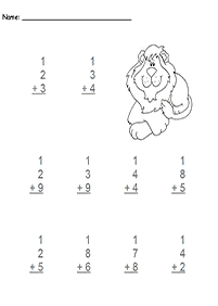 math for kids - worksheet 51