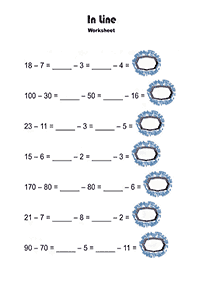 math for kids - worksheet 60