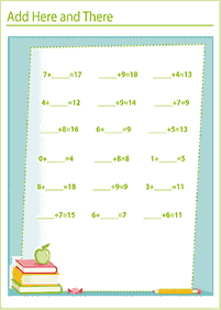 math for kids - worksheet 68