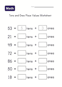 math for kids - worksheet 69