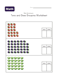 math for kids - worksheet 75