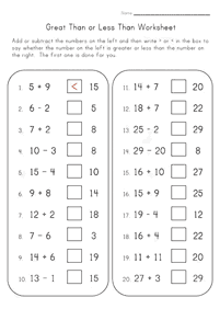math for kids - worksheet 89