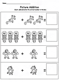 simple math for kids - worksheet 118