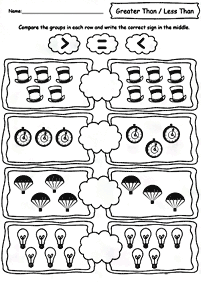 simple math for kids - worksheet 133