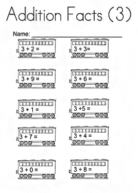 simple math for kids - worksheet 144