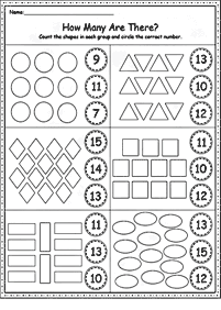 simple math for kids - worksheet 158