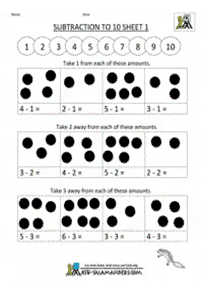 simple math for kids - worksheet 163