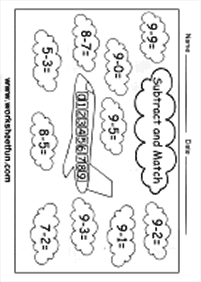 simple math for kids - worksheet 90