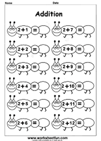 simple math for kids - worksheet 92