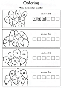 skip counting - fill in the missing numbers - worksheet 124